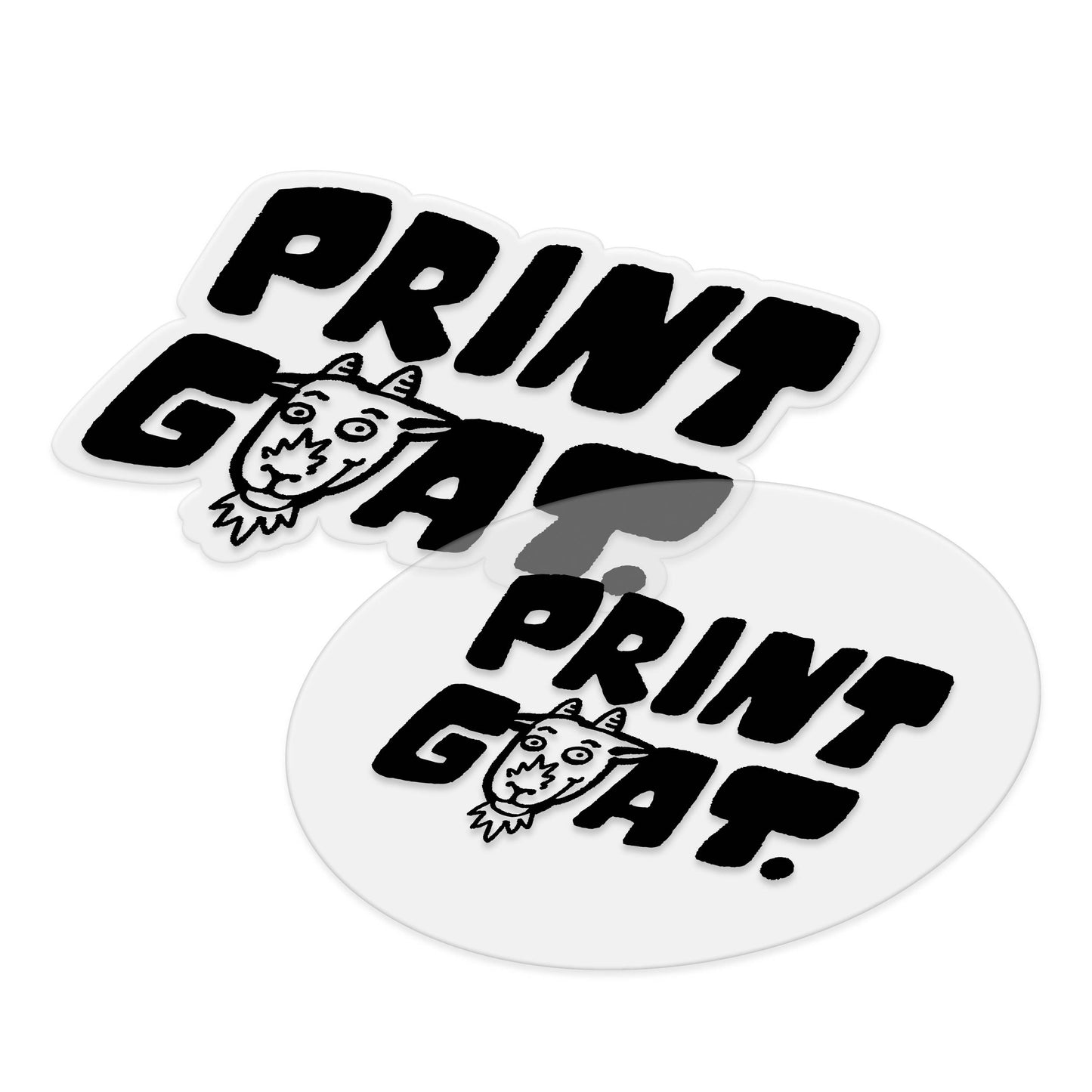 Clear Die Cut Stickers