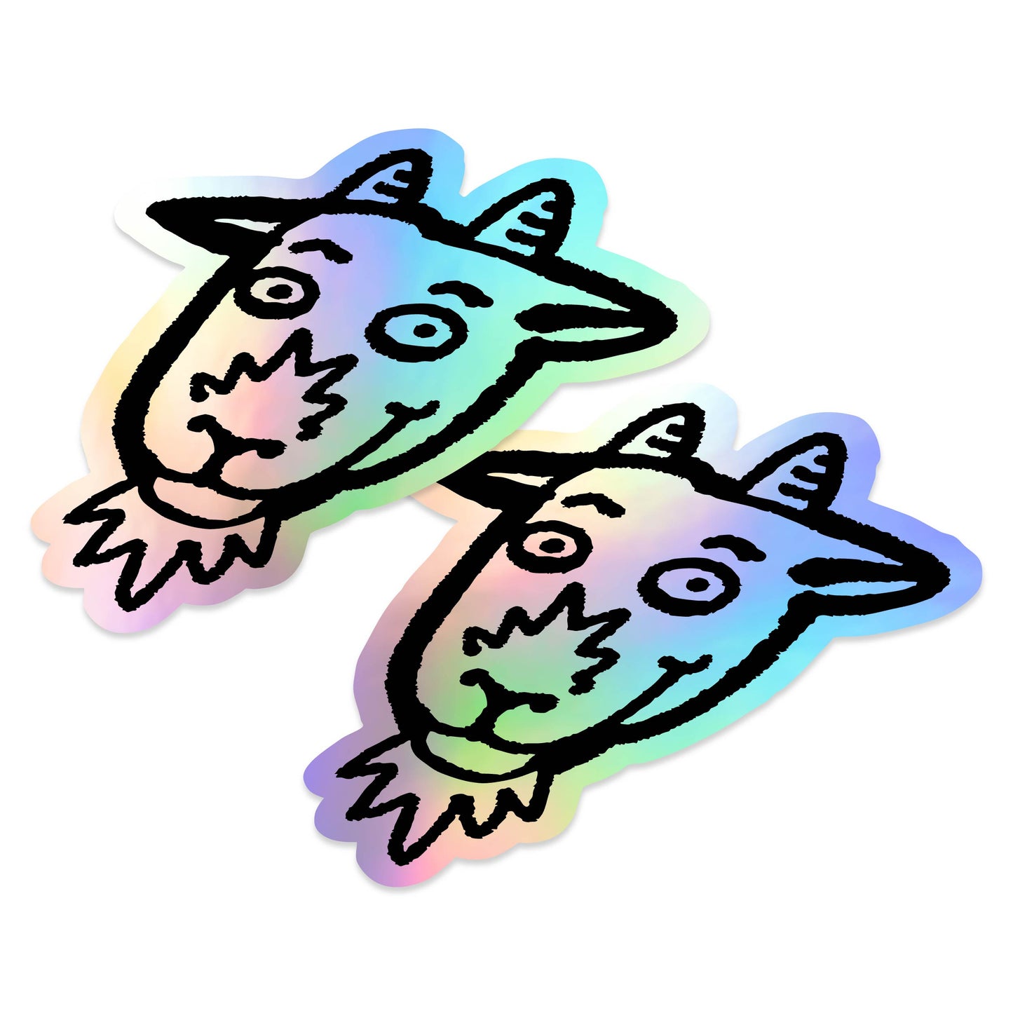 Holographic Die Cut Stickers