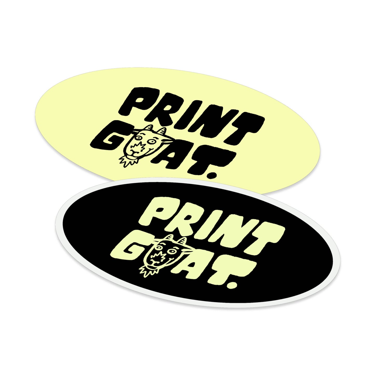 Oval Die Cut Stickers