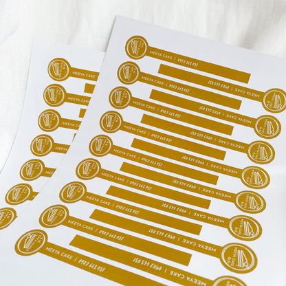 Custom Shape Sticker Sheets