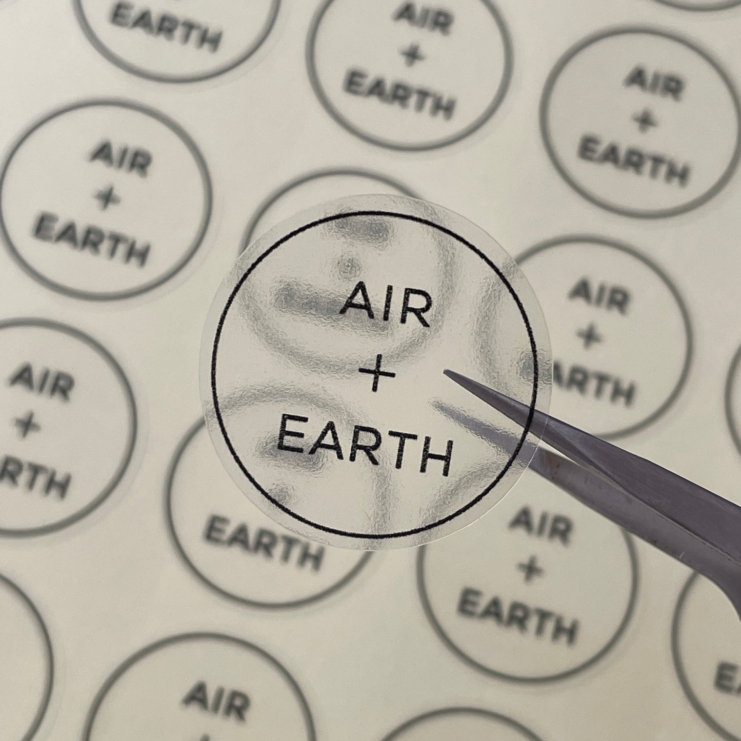 Clear Die Cut Stickers