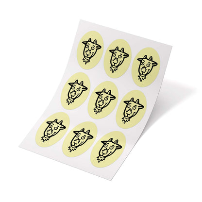 Oval Sticker Sheets